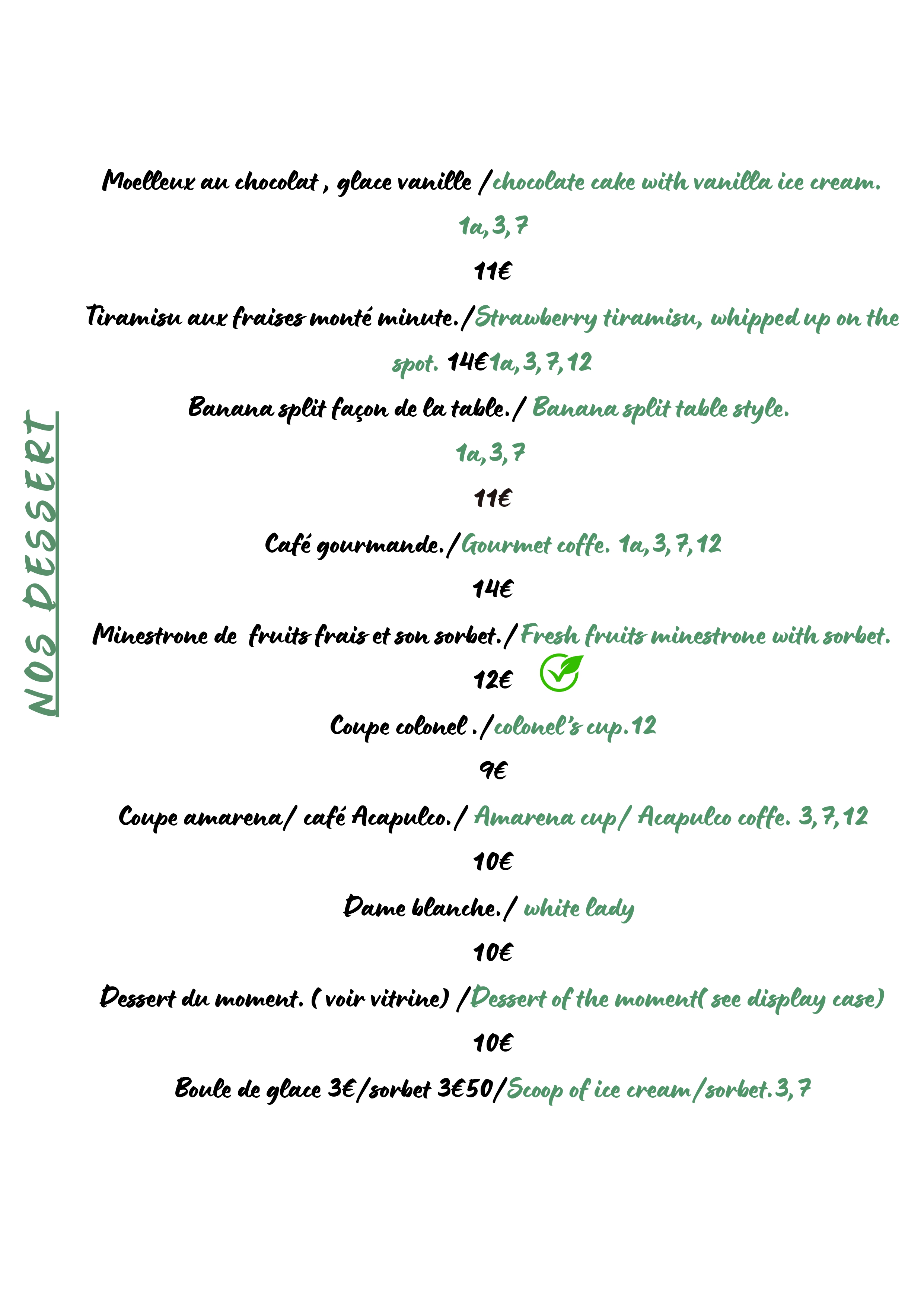 Menu Page 7